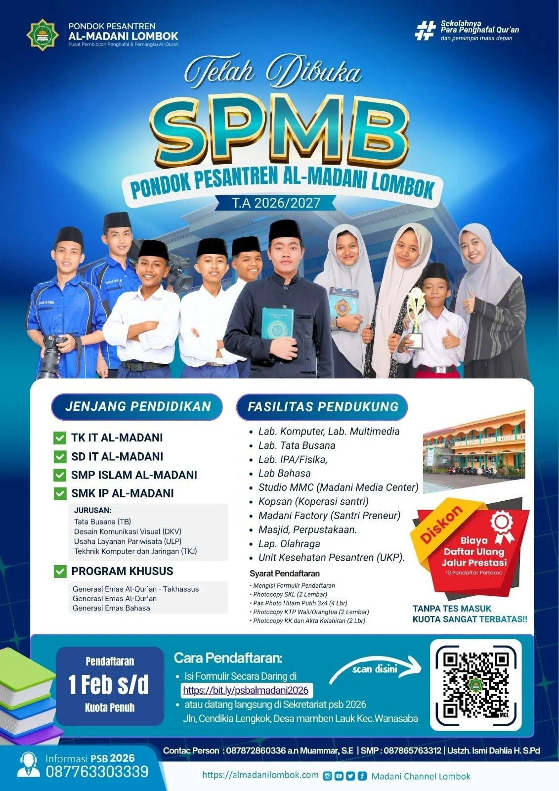 Poster resmi SPMB 2026–2027